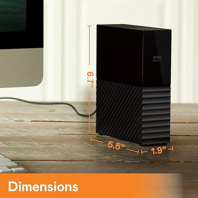 Wd My Book 16TB External USB 3.0 Hard Disk