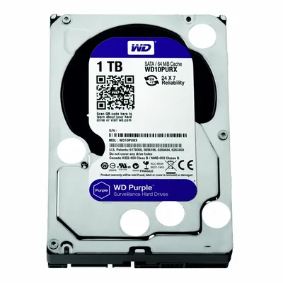 Wd Hard Disk 1TB 3.5 Purple SATA Desktop